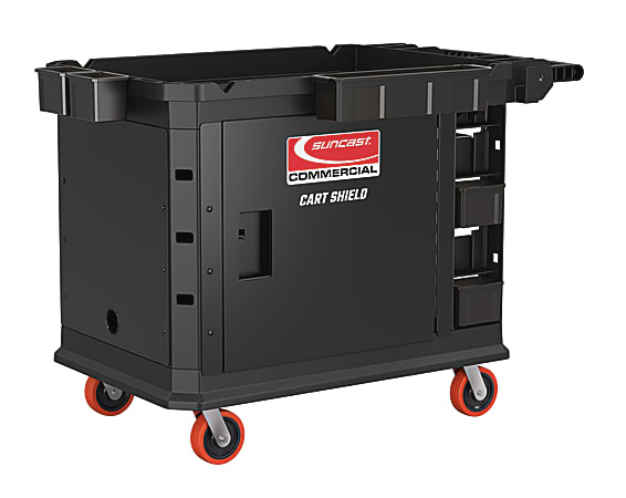 Suncast Commercial Utility Cart Shield, Black, PUCCS2645