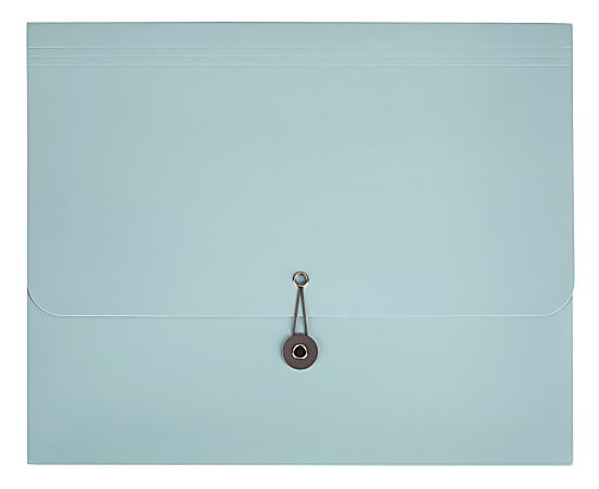 Office Depot® Brand Project Folder, Letter Size (8-1/2" x 11"), 1-1/4" Expansion, Blue