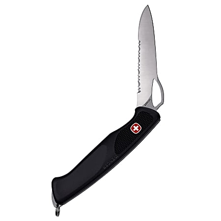Swiss Army Ranger 151 Knife With Clip, Black