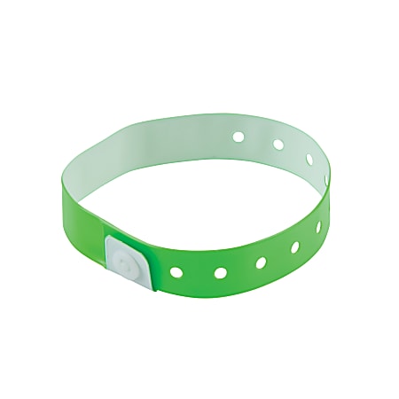 Advantus Colored Vinyl Wristbands - 100 / Pack - 0 Advantus Colored Vinyl Wristbands - 100 / Pack - 0