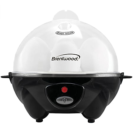 Brentwood Electric 7-Egg Cooker With Auto Shutoff, Black