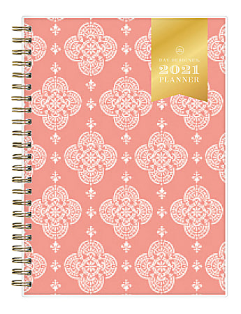 Blue Sky™ Day Designer Weekly/Monthly Planner, 8-5/8" x 5-13/16", Artisan Tile, January To December 2021, 124797