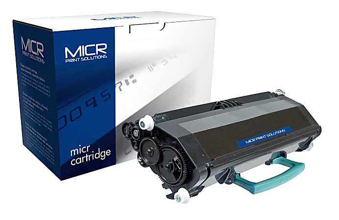 MICR Print Solutions Remanufactured Black MICR Toner Cartridge Replacement For Lexmark™ E260A11A 3500, MCR260M