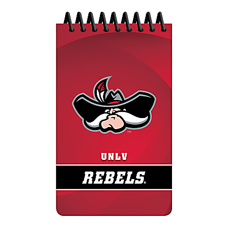 Markings by C.R. Gibson® Memo Books, 3" x 5", 1 Subject, College Ruled, 100 Pages (50 Sheets), UNLV Runnin' Rebels, Pack Of 3