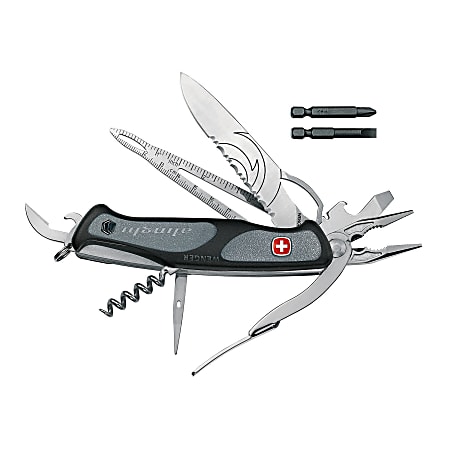 Swiss Army Alinghi SUI1 Knife, Black/Gray