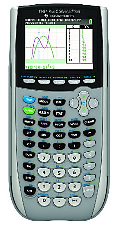 Texas Instruments TI-84 Plus C Silver Edition Graphing Calculator, Silver