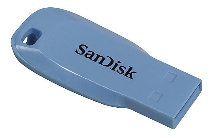 SanDisk Clé USB 2.0 64 Go Cruzer Blade USB 2.0 Flash Drive - Electric Blue
