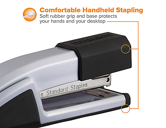 Epic All Metal Antimicrobial Stapler with Integrated Staple Remover and Storage 