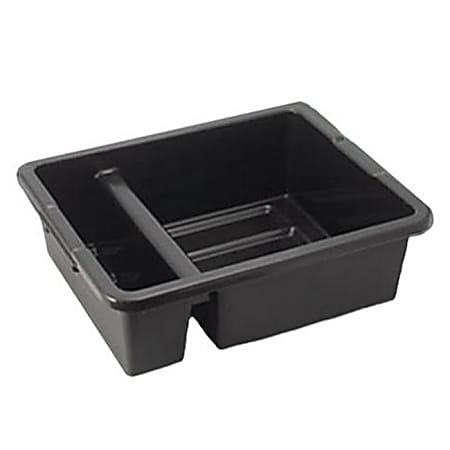 Winco 2-Compartment Divided Bus Tub, 6-1/2"H x