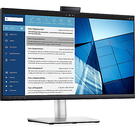Dell C2423H 24 Class Full HD LCD Monitor 169 Black Silver 23.8