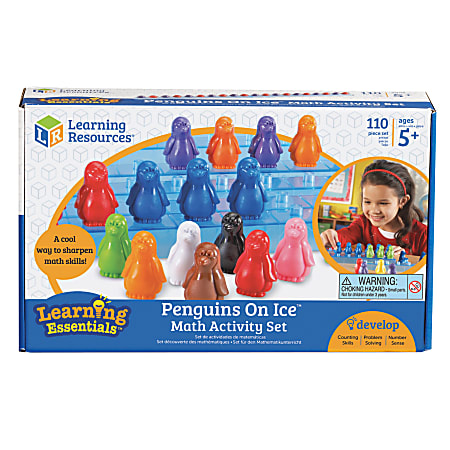 Learning Resources Penguins On Ice Math Activity Set
