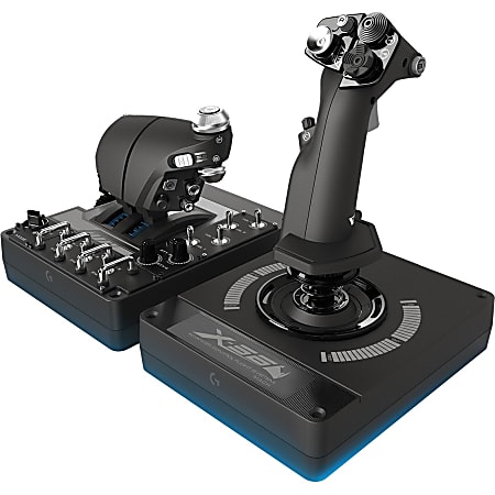 Logitech X52 Professional H.O.T.A.S. Black Throttle and Stick