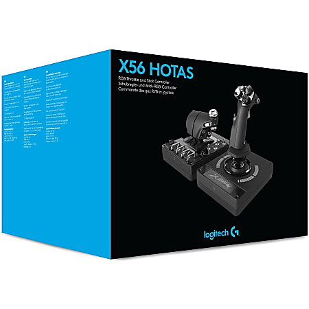 Logitech X52 Professional H.O.T.A.S. Black Throttle and Stick