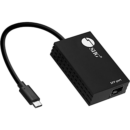 SIIG® USB-C to SFP Gigabit Ethernet Adapter
