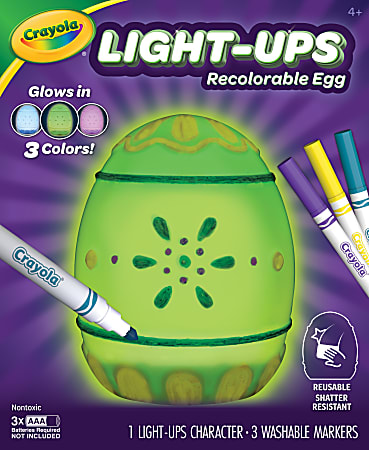 Crayola Egg Light Ups, Light Up Toys for Kids, Easter Toy  - 747644
