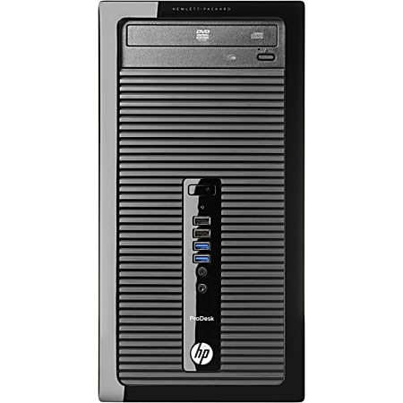 HP Business Desktop ProDesk 400 G1 Desktop Computer - Intel Core i3 (4th Gen) i3-4130 3.40 GHz - 4 GB DDR3 SDRAM - 500 GB HDD - Windows 7 Professional 64-bit (English) upgradable to Windows 8.1 Pro - Micro Tower - TAA Compliant