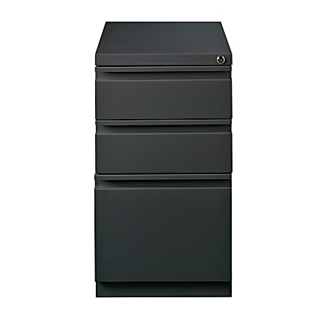 Hirsh industries 3 drawer mobile file cabinet file in black discount