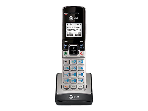 AT&T TL90073 - Cordless extension handset - with Bluetooth interface with caller ID/call waiting - DECT 6.0 - for AT&T TL92273, TL96273