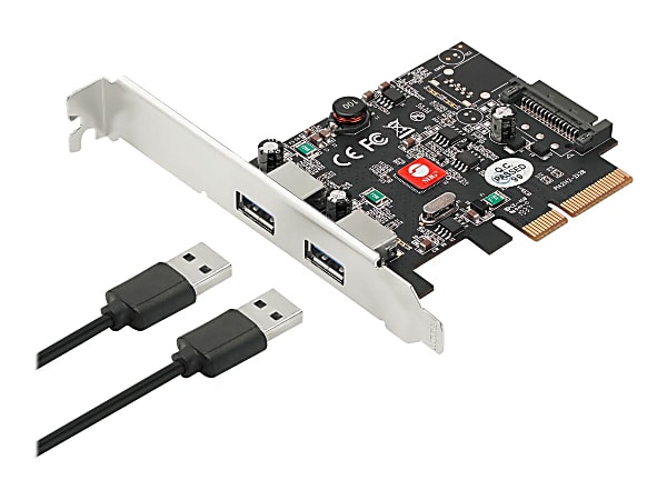 SIIG USB 3.1 2 Port PCIe Host Adapter - Type A - 10Gb/s Transfer Rate