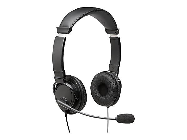 Kensington Classic USB-A Headset with Mic - Stereo - USB Type A - Wired - Over-the-head - Binaural - Circumaural - K97601WW