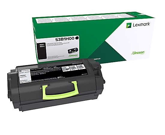 Lexmark™ 53B1H00 Black High Yield Return Program Toner Cartridge