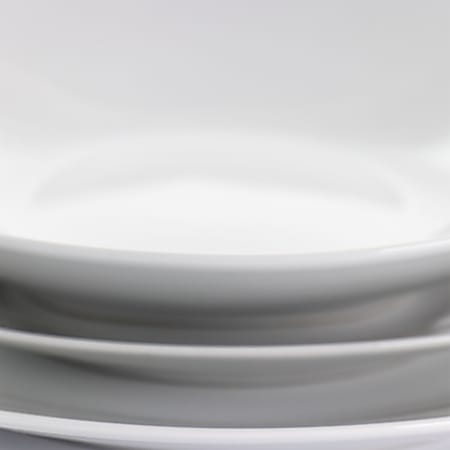 Gibson Home Silver Wind 16 Piece Fine Ceramic Dinnerware Set In Grey And Pink