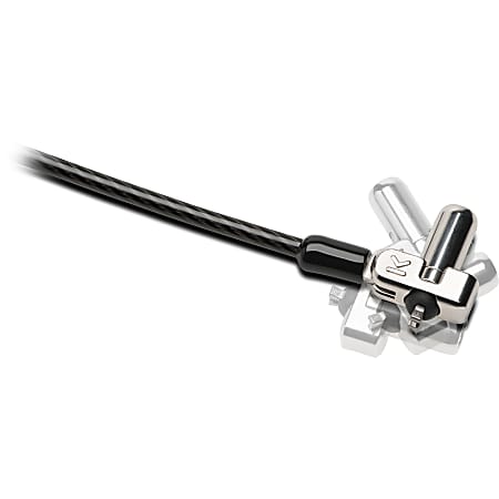 Kensington Slim N17 2.0 Keyed Laptop Lock - Keyed Lock - Black - Carbon Steel - 6 ft - For Notebook