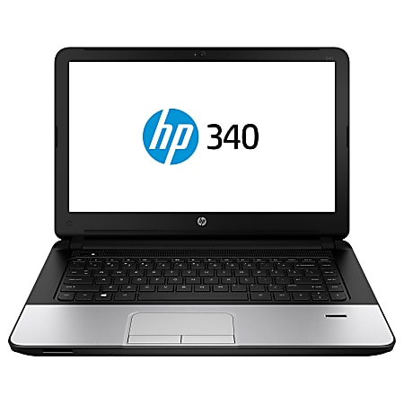 HP 340 G1 14" LCD Notebook - Intel Core i3 (4th Gen) i3-4010U Dual-core (2 Core) 1.70 GHz - 4 GB DDR3L SDRAM - 500 GB HDD - Windows 7 Professional 64-bit upgradable to Windows 8.1 Pro - 1366 x 768