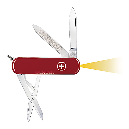 Swiss Army Spot Light 97 Knife, Red