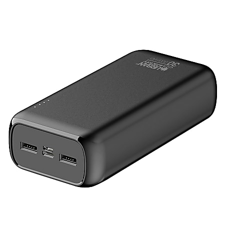 Urban Factory JUICEE MAX 30,000mAh Portable Power Pack, Black, UPB30UF