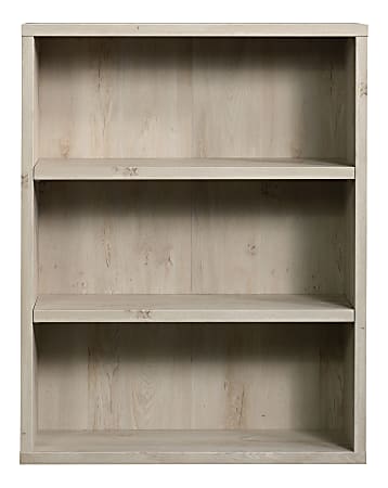 Sauder® Optimum Bookcase, 45"H, 3 Shelves, Chalked Chestnut