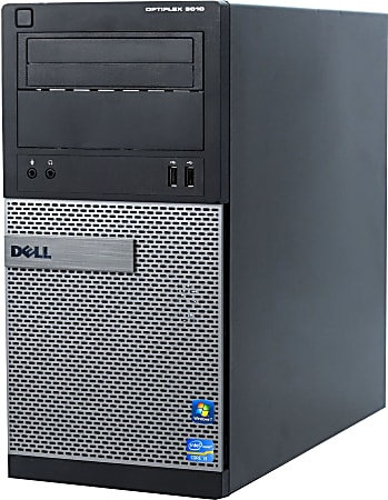 Dell™ Optiplex 3010 Tower Refurbished Desktop PC, Intel® i7, 16GB Memory, 256GB Solid State Drive, Windows® 10 Pro