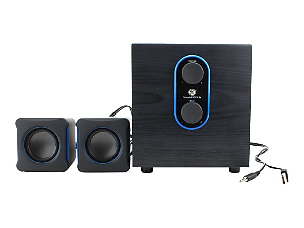 GOgroove SonaVERSE LBr - Speaker system - for PC - 2.1-channel - USB - 11 Watt (total)