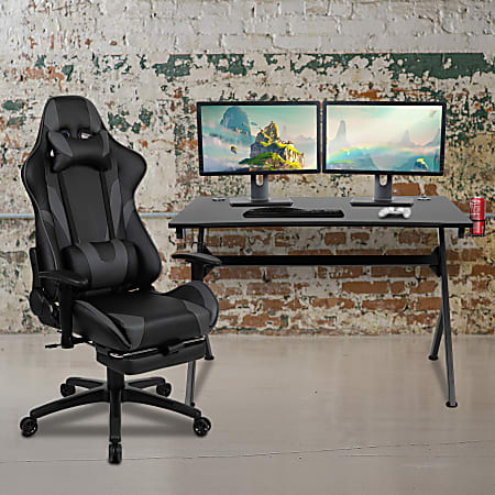 Flash Furniture Gaming Desk And Gaming Chair Set,