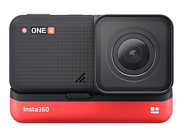 Insta360 One R 4K Edition - Action camera - 4K / 30 fps - 12.0 MP - Wi-Fi, Bluetooth - underwater up to 16ft