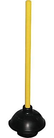 Boardwalk Toilet Plungers, 18", Black, Carton Of 6 Plungers