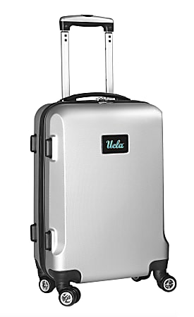 Denco Sports Luggage Rolling Carry-On Hard Case, 20" x 9" x 13 1/2", Silver, UCLA Bruins