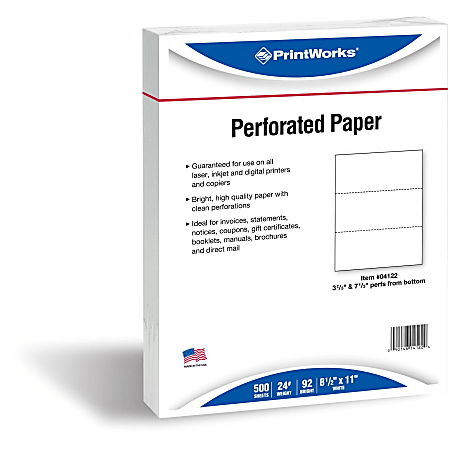  PrintWorks Ivory Resume Paper, 24lb/89gsm, 50 Sheets, 8.5 x 11  inches, For Office, Home & School Printing (00553) : Office Products
