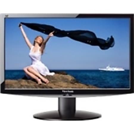 ViewSonic® VX2033wm 20" Widescreen Digital/Analog LCD Monitor, Black
