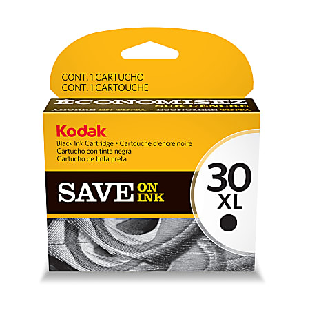 Kodak® 30XL High-Yield Black Ink Cartridge, 1550532