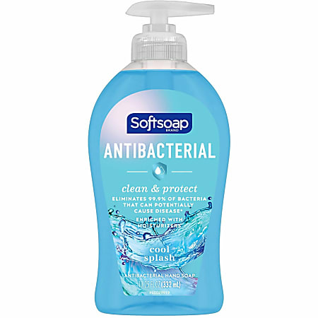 Softsoap® Antibacterial Liquid Hand Soap, Cool Splash Scent, 11.3  Oz