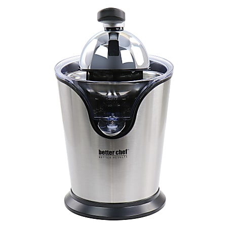 Better Chef Stainless-Steel Electric Juice Press, Black
