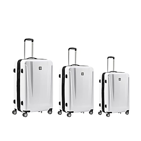 ful Load Rider ABS 3-Piece Rolling Luggage Set, White