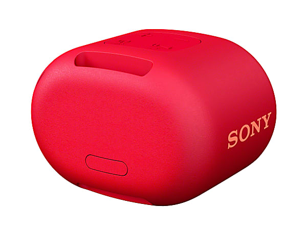 Sony XB01 Bluetooth Compact Portable Speaker Red SRSXB01R Office