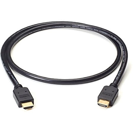 Black Box Premium High-Speed HDMI Cable with Ethernet, Male/Male, 5-m (16.4-ft)