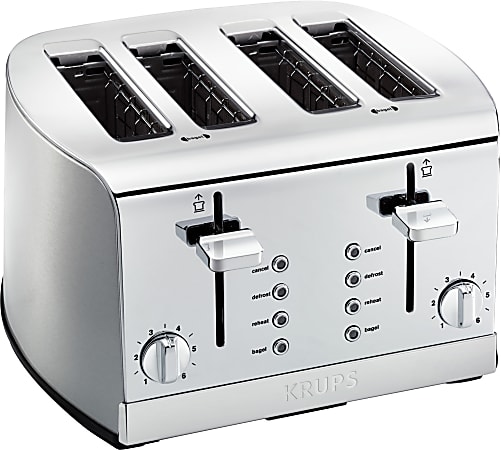 Silver toaster 4 slice store