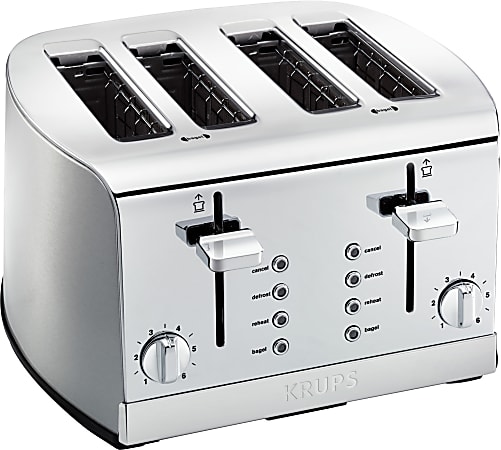 Police Auctions Canada - Krups Savoy KH3140 4-Slice Toaster (New