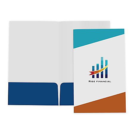Custom Full-Color Legal-Size Presentation Folders, 9" x 14-1/2", Box Of 100 Folders