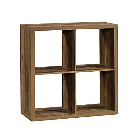 Sauder® Select 30”H 4-Cube Storage Bookcase, Rural Pine