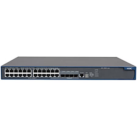 HPE 5500-24G-POE+EI Layer 3 Switch - 20 Ports - Manageable - 3 Layer Supported - PoE Ports - 1U High - Rack-mountable